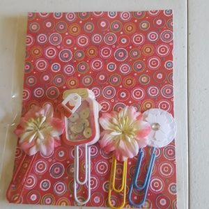 Set of 4 paper Clips For Journaling